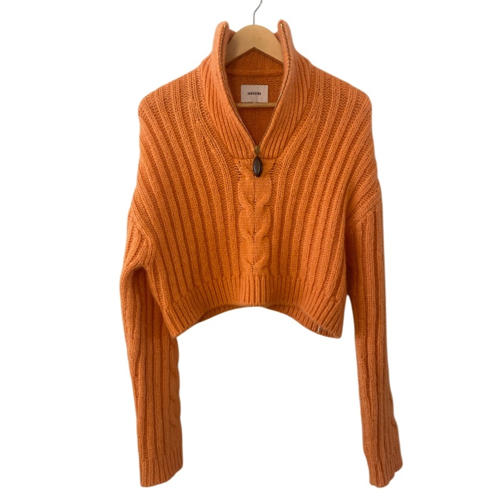 NWOT NANUSHKA Eria Pullover in Coral size XS never worn never washed - Picture 4 of 11
